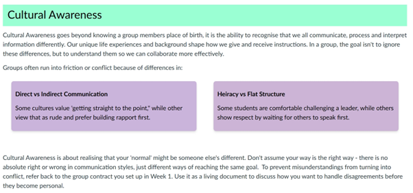 illustration showing the learning activity about cultural awareness